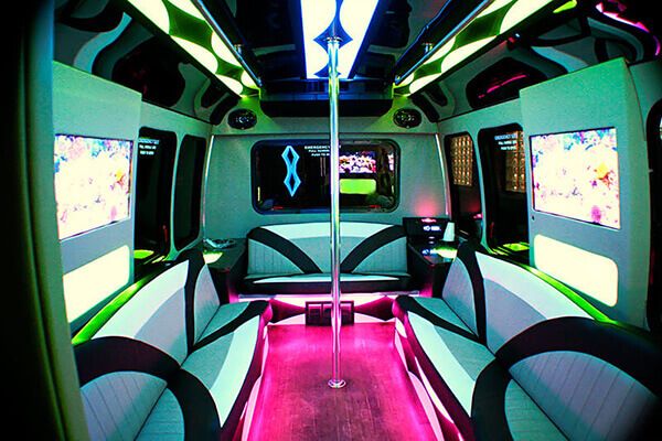 party bus interior