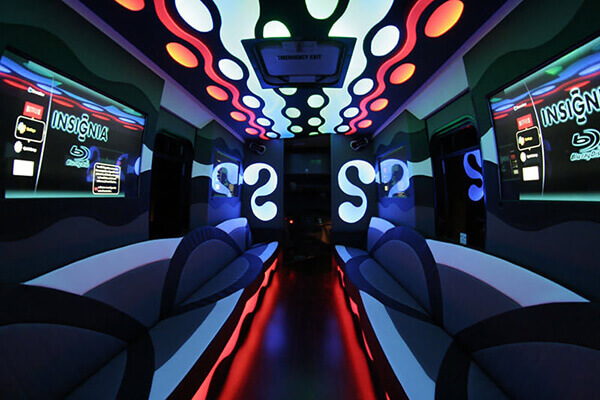 interior party bus